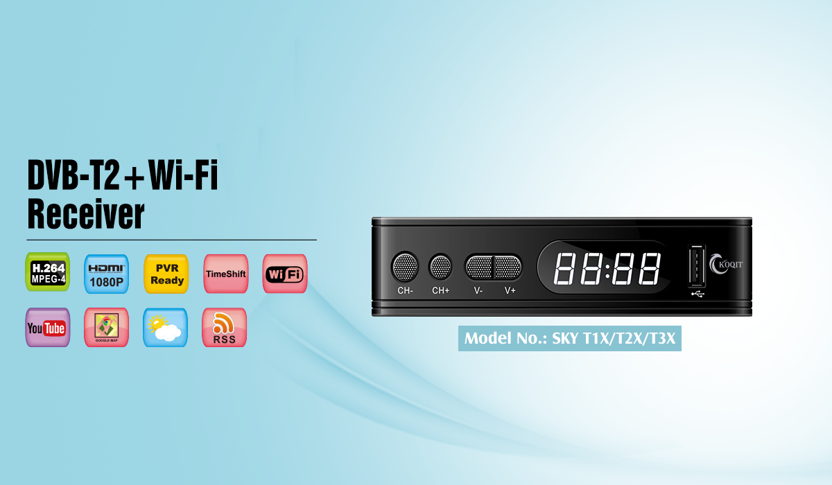 Satellite Receiver decoder SET TOP BOX