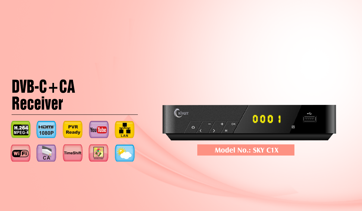Satellite Receiver decoder SET TOP BOX